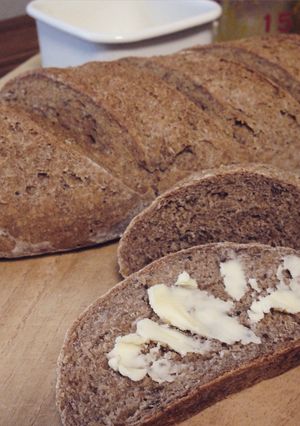 A picture of Rye Bread with Caraway.