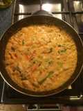 Thai red curry with chicken