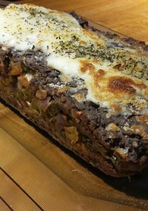 Una foto de Budín de porotos