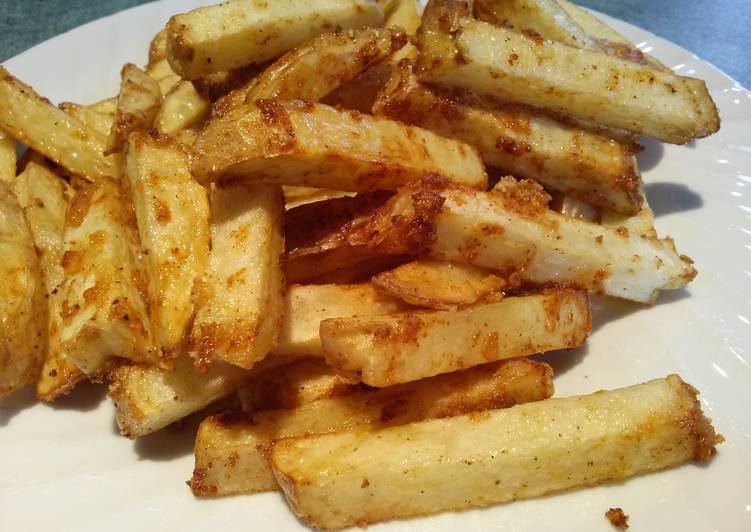 Easiest Way to Prepare Perfect Extra Crispy Spicy Hand Cut Fries