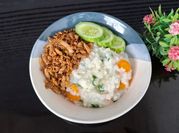 Gambar bubur ikan tuna