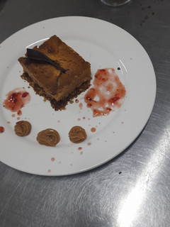 Una foto de Cheesecake de manjar