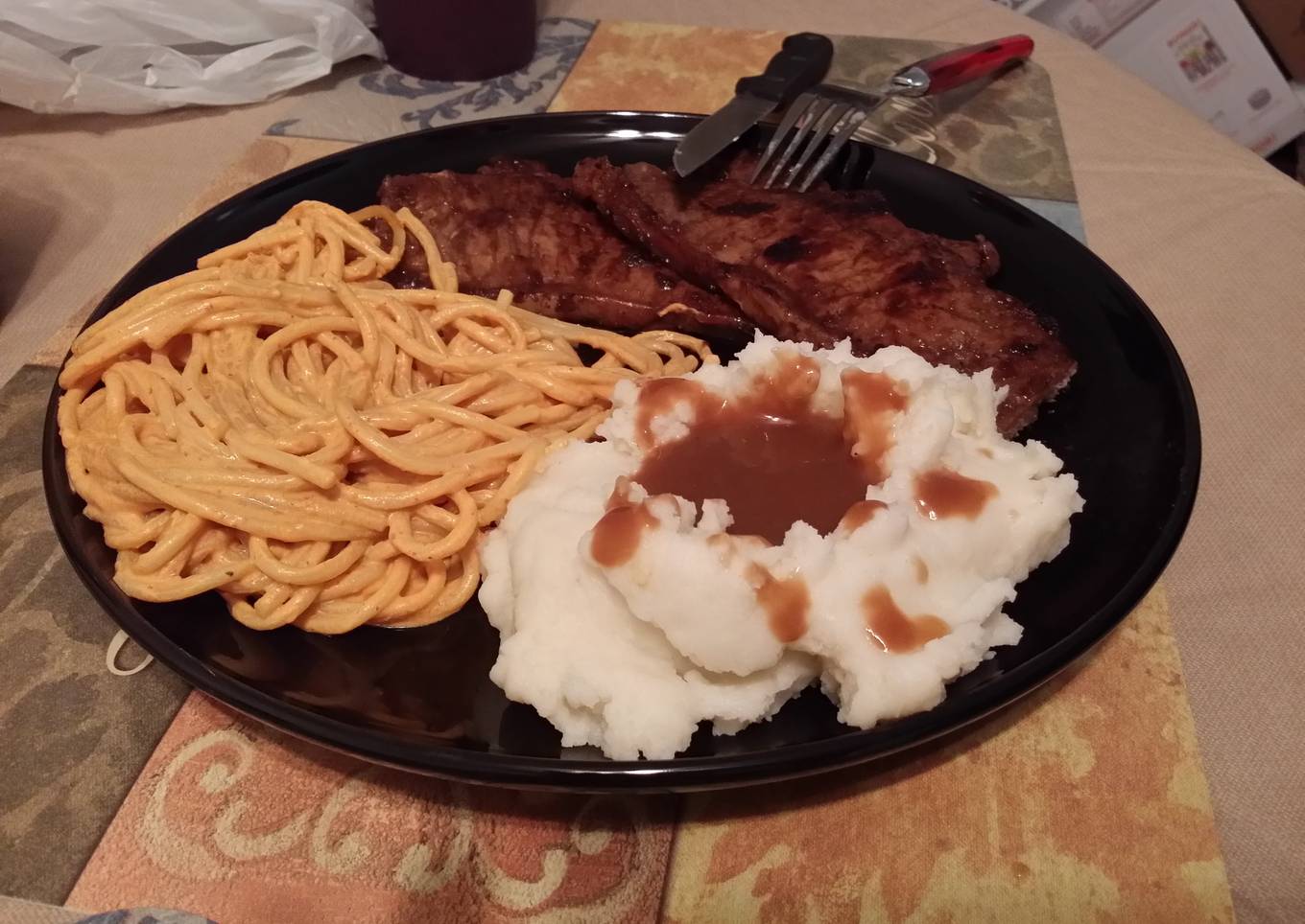 Creamy chipotle spaghetti