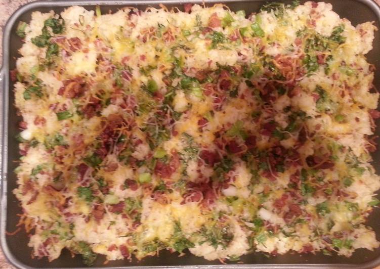 Fried Rice With Eggs and Bacon Casserole
