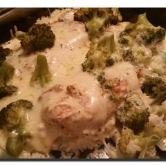 A picture of CHICKEN Broccoli Cheese Bake.