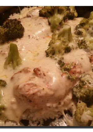 A picture of CHICKEN Broccoli Cheese Bake.