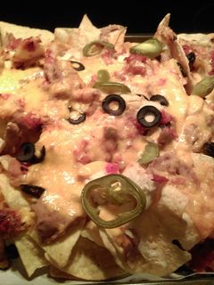 A picture of Chicken Nachos.