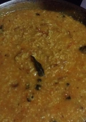 A picture of Moong dal khichdi.