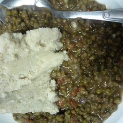 A picture of Stewed Green Grams.