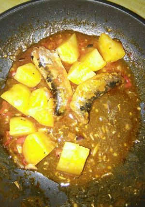 Foto resep Sardin potato