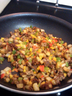 A picture of 2smile Breakfast hash.