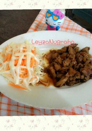 Foto resep Chicken Teriyaki and Salad