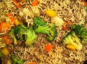A picture of minced meat stir fry