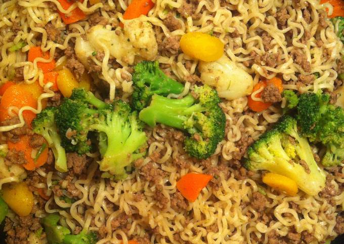 Steps to Make Homemade Lazy Stir Fry