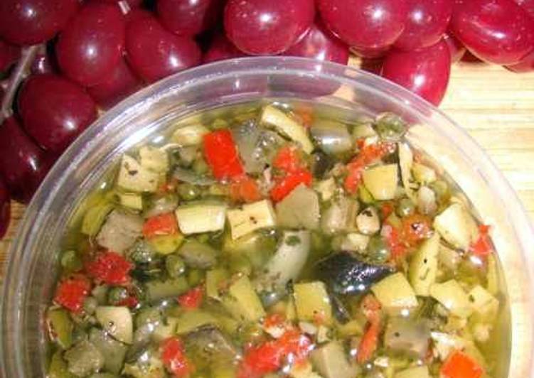 Steps to Make Yummy Muffaletta Olive Salad