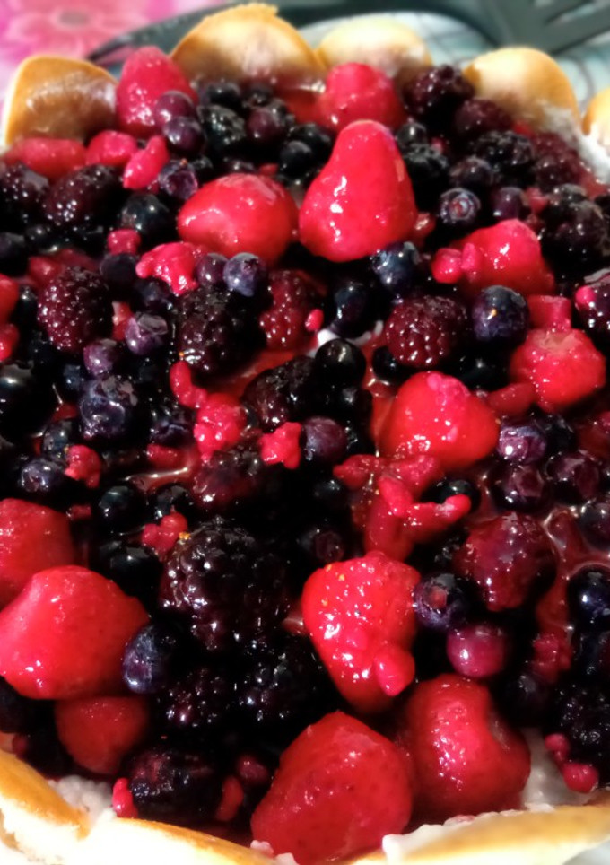 Una foto de Carlota de frutos rojos