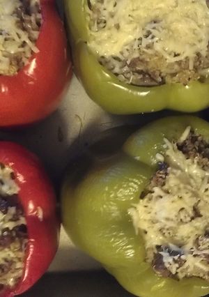 A picture of Simply Stuffed Bell Peppers.