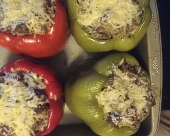 Popular Cuisine Simply Stuffed Bell Peppers Delicious Perfect