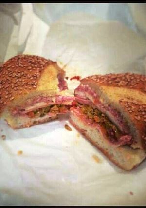 A picture of Muffaletta Sandwich.