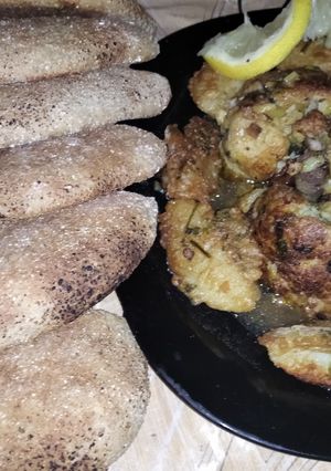صورة لوصفة طبق شفلور بالبطاطا والدجاج مرق أبيض