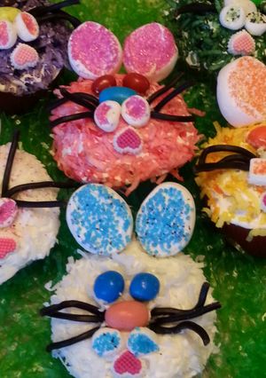 A picture of Cute - As -A Bunny Cupcake.