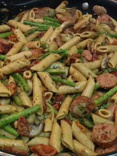 A picture of Turkey Sausage Pasta.