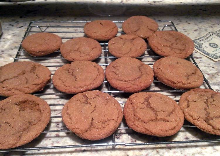 Molasses Sugar Cookies Molasses Sugar Cookies