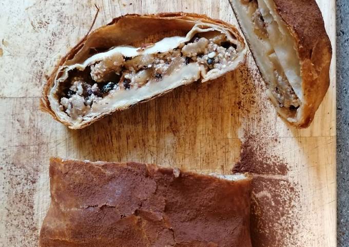 Modo semplice a Preparare Fatto in casa super veloce Strudel sbagliato