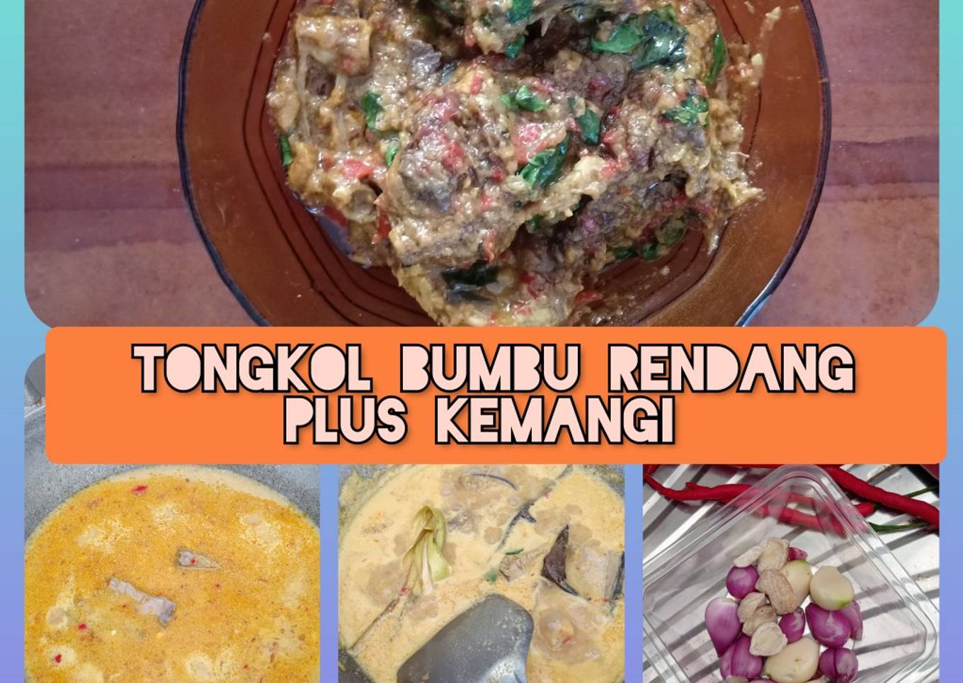 Tongkol bumbu rendang plus kemangi