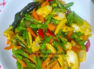 Foto resep Tumis wortel buncis putren