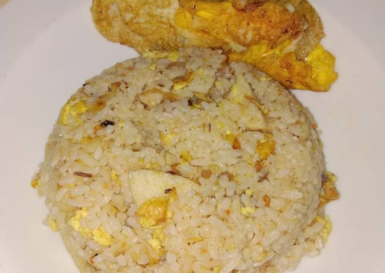 Resep Nasi goreng ikan asin (lunchbox suami part 10) Anti Gagal