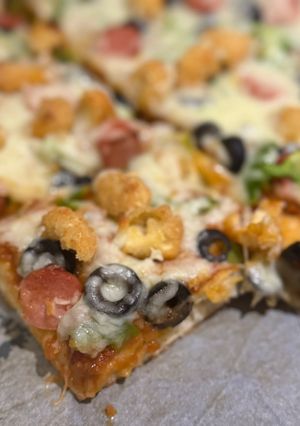 صورة لوصفة بيتزا بيت 🏡🍕
