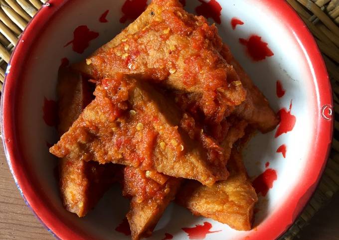 Bagaimana mengolah Balado Tahu Kulit 🌶🔥, Bisa Manjain Lidah