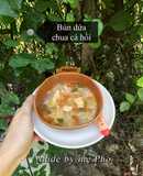 Bún dứa chua cá hồi