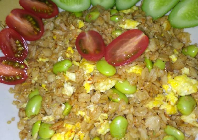 Cara Gampang Menyiapkan Oatmeal goreng edamame Anti Gagal