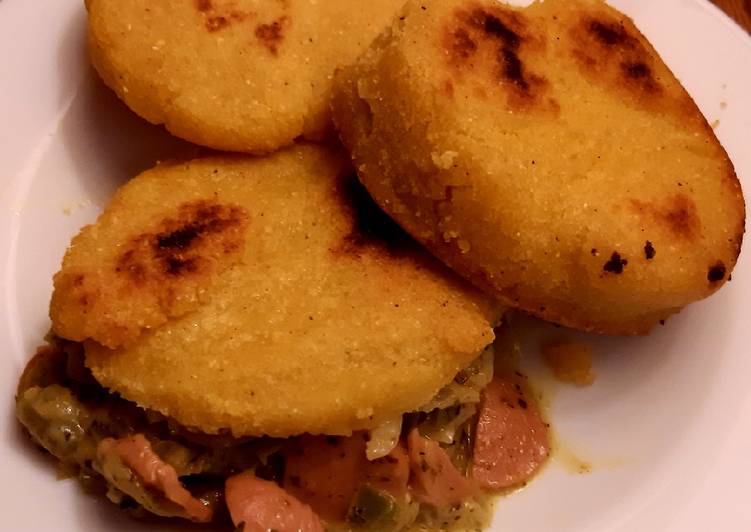 Easiest Way to Make Quick Arepas rellenas 🌮