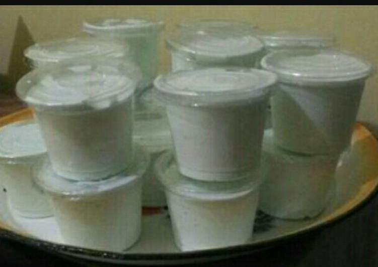 Bagaimana Menyiapkan Es krim lembut homemade #bikinramadhanberkesa yang Enak Banget