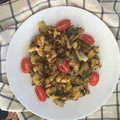 A picture of Spicy Potatoes .