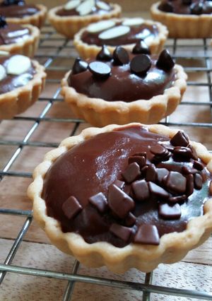 รูปของ Chocalate custard tart