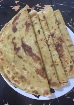 A picture of Carrot chapatis.