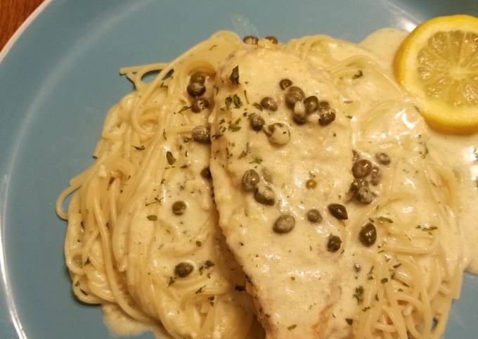 Lemon parmesan chicken piccata