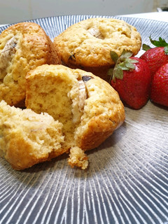 Foto resep Chocolate chip muffin lembuuut dan simple