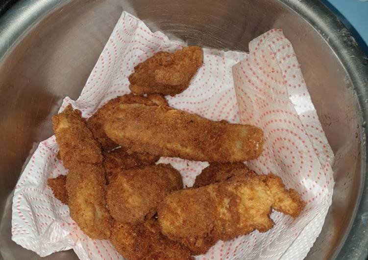 Simple Way to Prepare Super Quick Homemade Crunchy fish finger