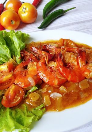 Foto resep Udang asam manis