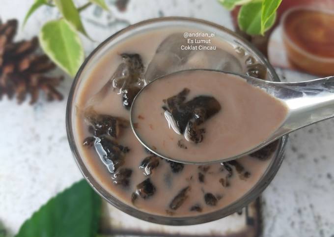 Cara Membuat Es Lumut Coklat h-phDLaYNPplhM