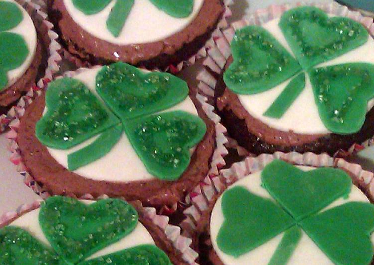 Recipe of Super Quick Homemade Vickys St Patricks Day Guinness Cupcakes, GF DF EF SF NF