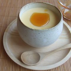 A picture of Rich Soy Milk and Egg Custard.