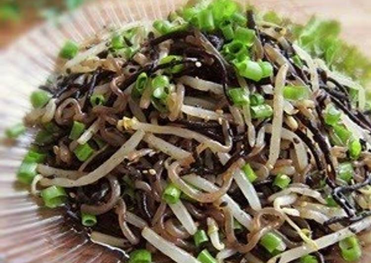 5 Things You Did Not Know Could Make on Hijiki Seaweed, Konnyaku, and Bean Sprout Namul