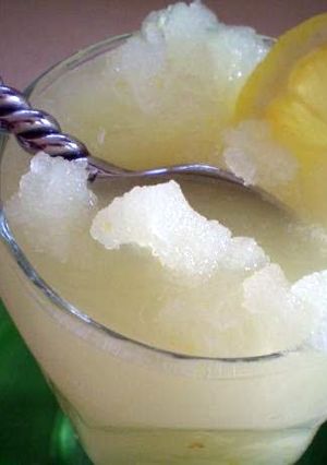 A picture of Fresh Lemon Slushy.