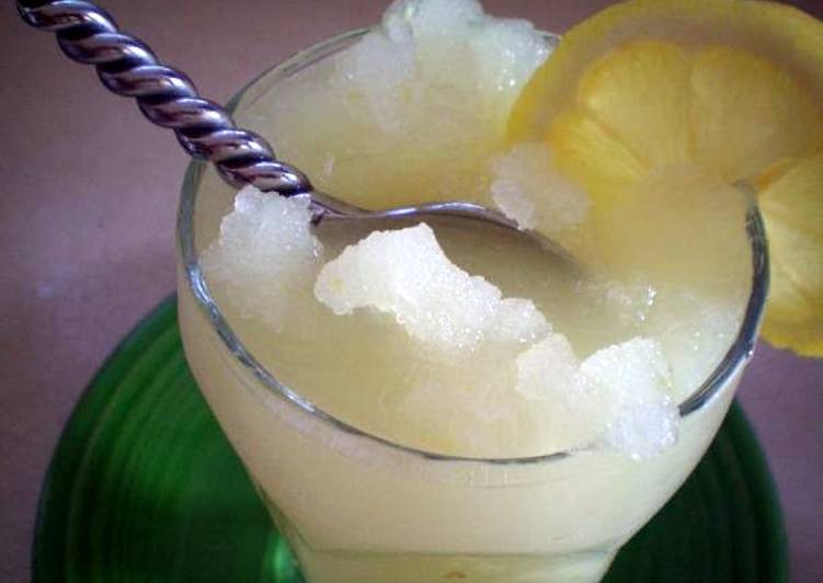 Simple Way to Make Homemade Fresh Lemon Slushy